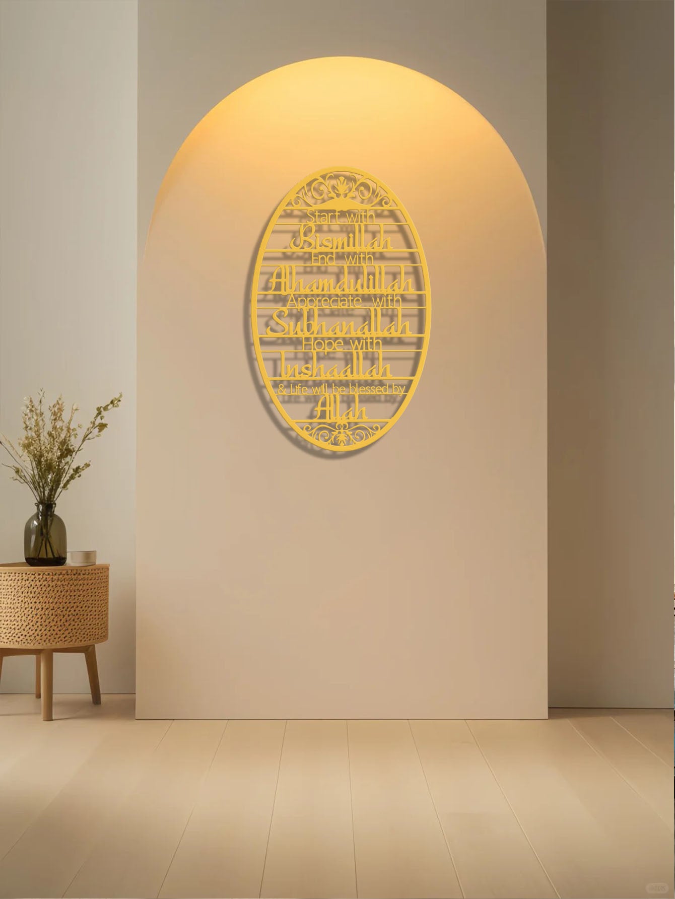 Metal Wall Art-Elegant Home Decor For Study Room, Bedroom & More -Room Decor