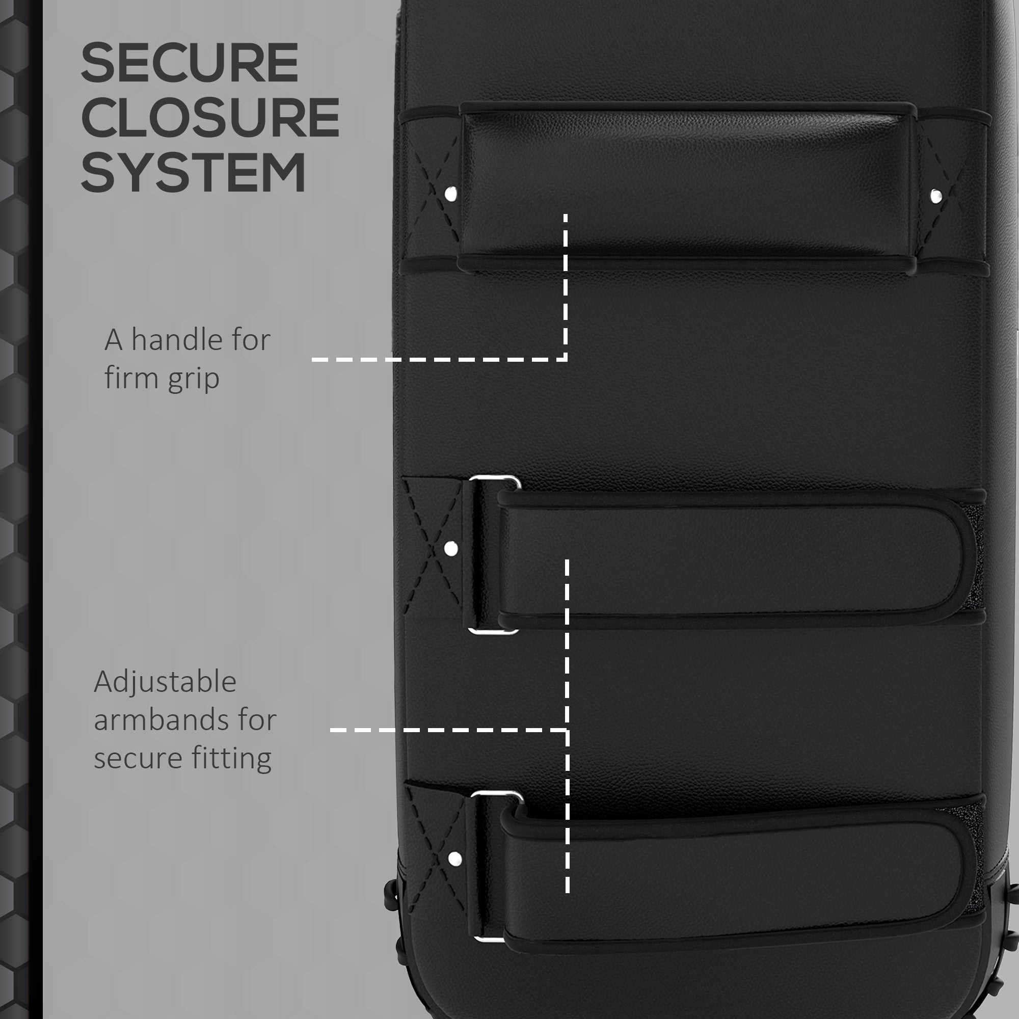 16.5 in Muay Thai Kick Shield Punching Pad, Kick Shield for Martial Arts, Karate, Kickboxing, MMA x 1 Unit, Blue