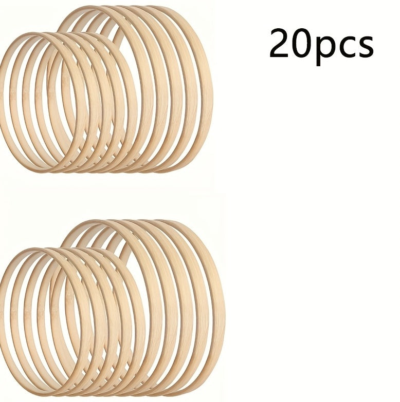 20 Bamboo Wreaths