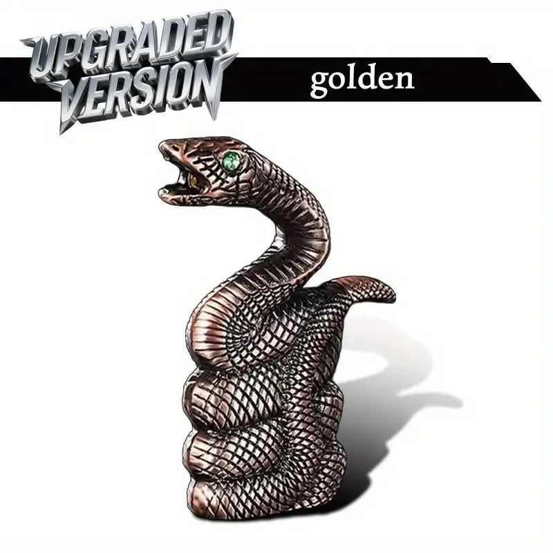 1pc Butane Lighter, Creative Snake Windproof Lighter, Horizontal Fire Design, Windproof Lighter, Lucky Snake Desktop Decorations, Suitable For Indoor And Outdoor, Perfect Gift For Father, Husband Or B