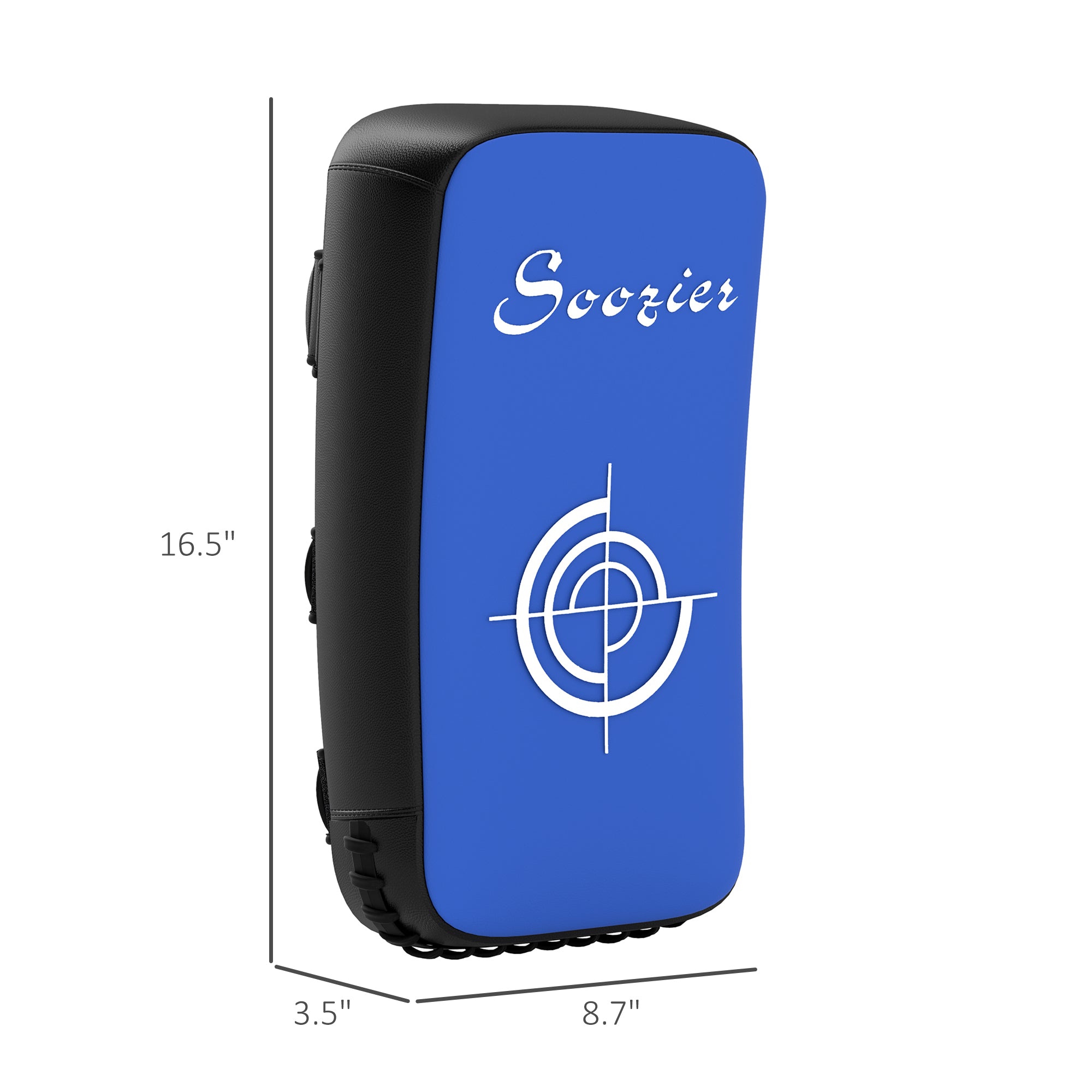 16.5 in Muay Thai Kick Shield Punching Pad, Kick Shield for Martial Arts, Karate, Kickboxing, MMA x 1 Unit, Blue