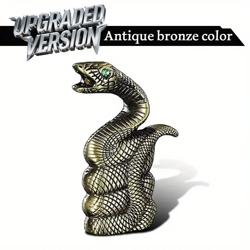 1pc Butane Lighter, Creative Snake Windproof Lighter, Horizontal Fire Design, Windproof Lighter, Lucky Snake Desktop Decorations, Suitable For Indoor And Outdoor, Perfect Gift For Father, Husband Or B