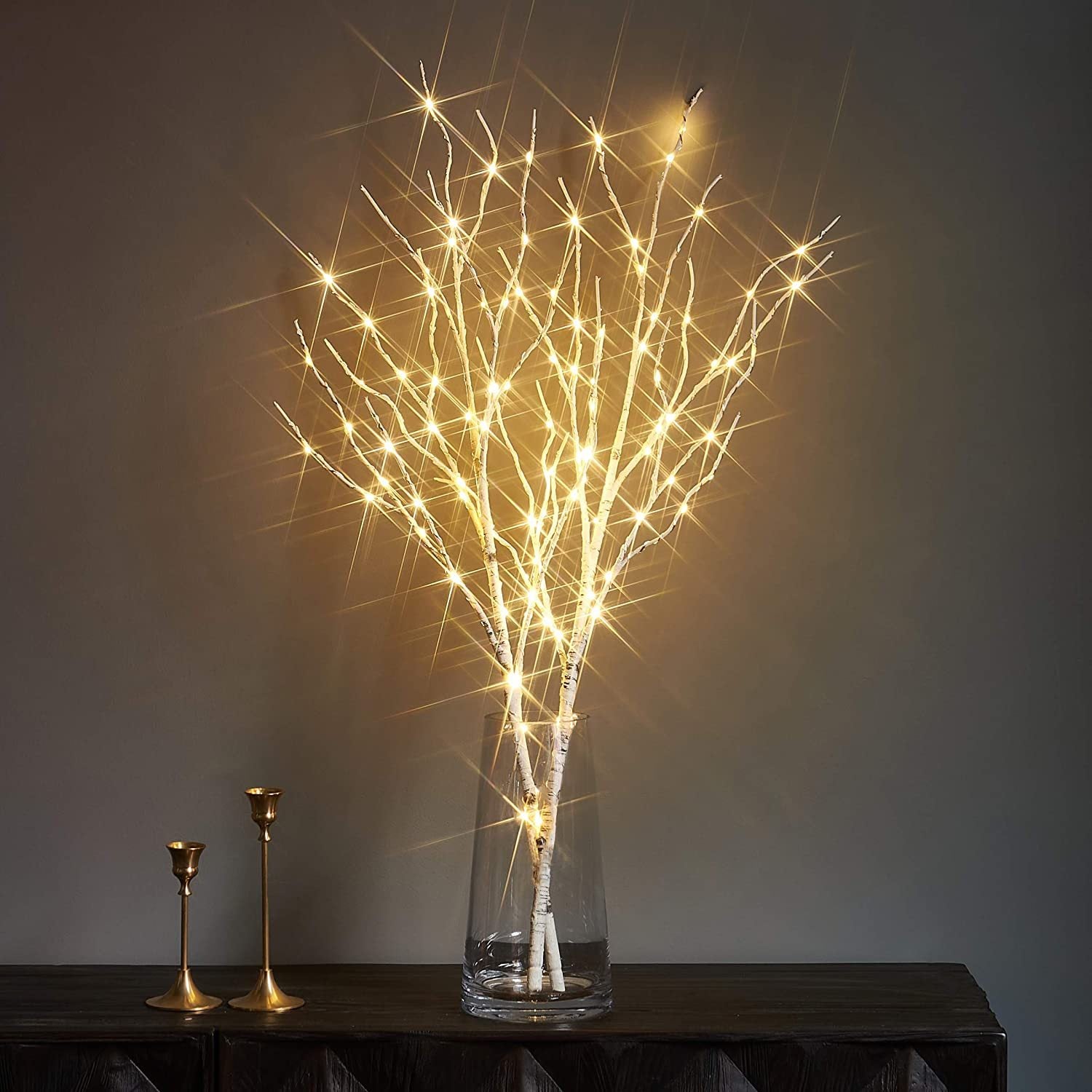 Birch Branch LED Ambient Light - High Aesthetic Appeal, Suitable For Nordic And Trendy Decor, Holiday Decorations, And Cozy Photo Prop Lights For Bedrooms And Living Rooms.