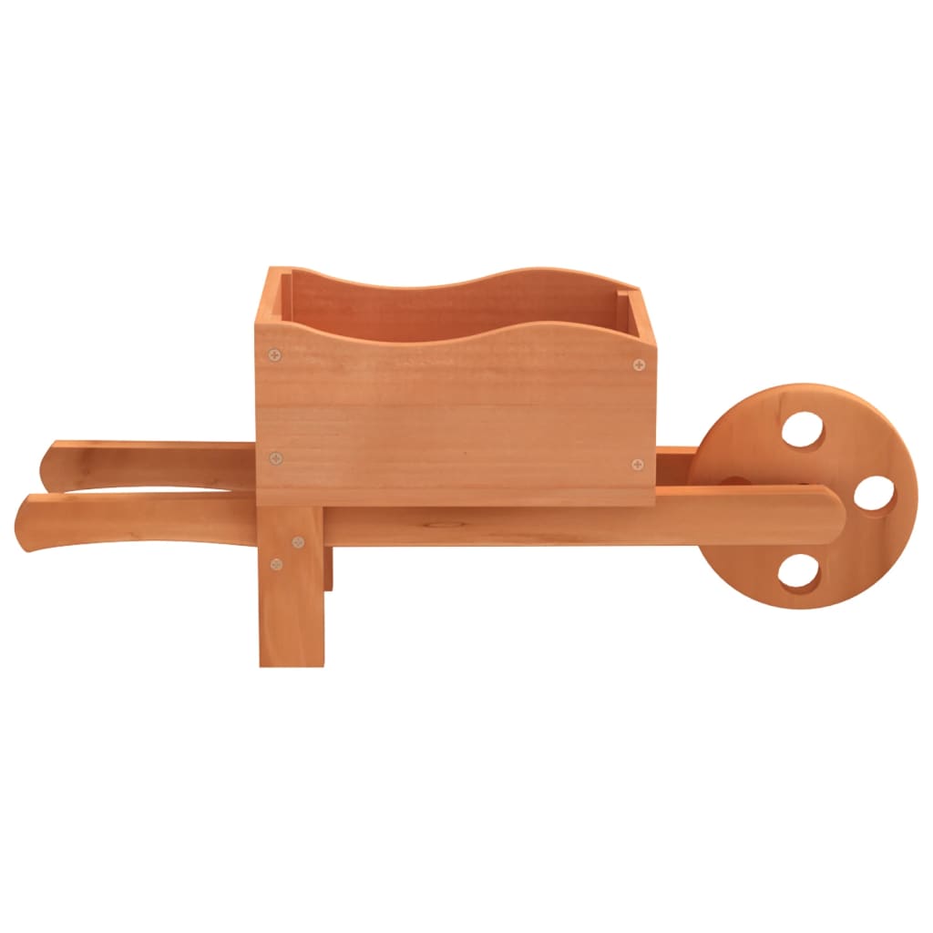 Planters Wheelbarrow Design 2 pcs. 47x15x19 cm Solid Wood