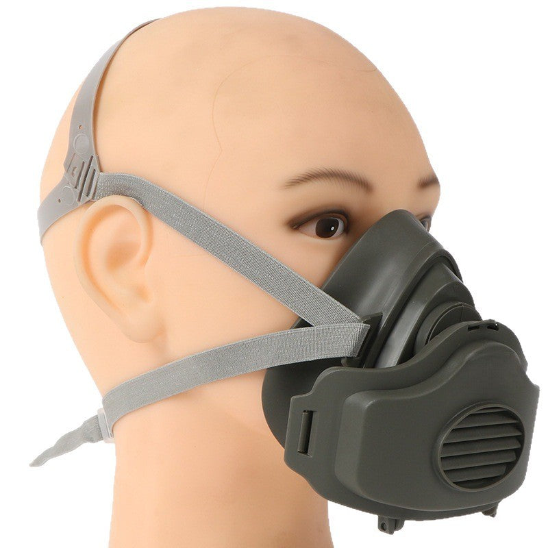 Half Face Gas Mask Cover PRO Respirator 3200 Dust Mask Safety 10 Filters For Sanding Woodworking