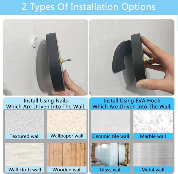 Large Modern Art Deco Wall Clock Silent Acrylic Unique Decorative Wall Clocks For Living Room Bedroom Home Office Hotel Classroom (Black)