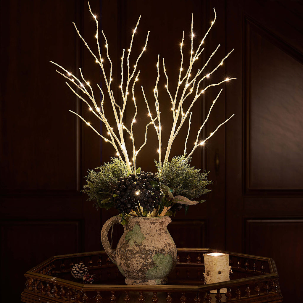 Birch Branch LED Ambient Light - High Aesthetic Appeal, Suitable For Nordic And Trendy Decor, Holiday Decorations, And Cozy Photo Prop Lights For Bedrooms And Living Rooms.