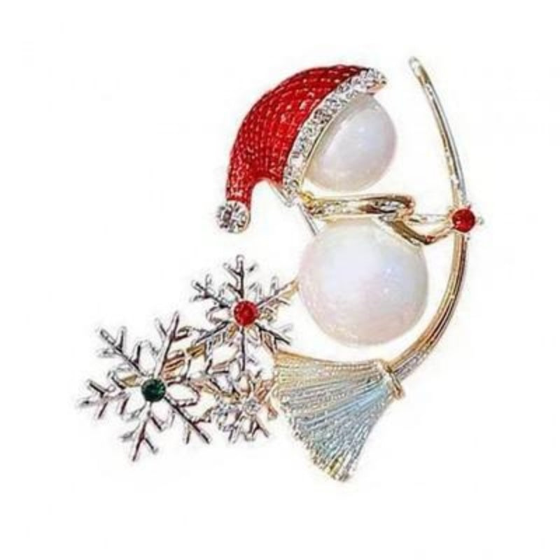Women's Christmas Brooch Pin Birthday Gift Daily Decoration Holiday Use