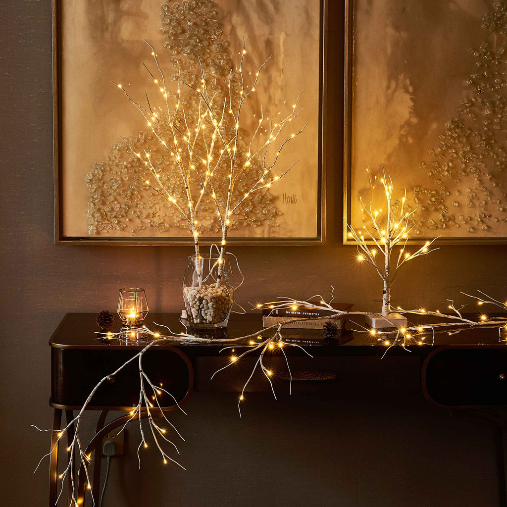 Birch Branch LED Ambient Light - High Aesthetic Appeal, Suitable For Nordic And Trendy Decor, Holiday Decorations, And Cozy Photo Prop Lights For Bedrooms And Living Rooms.