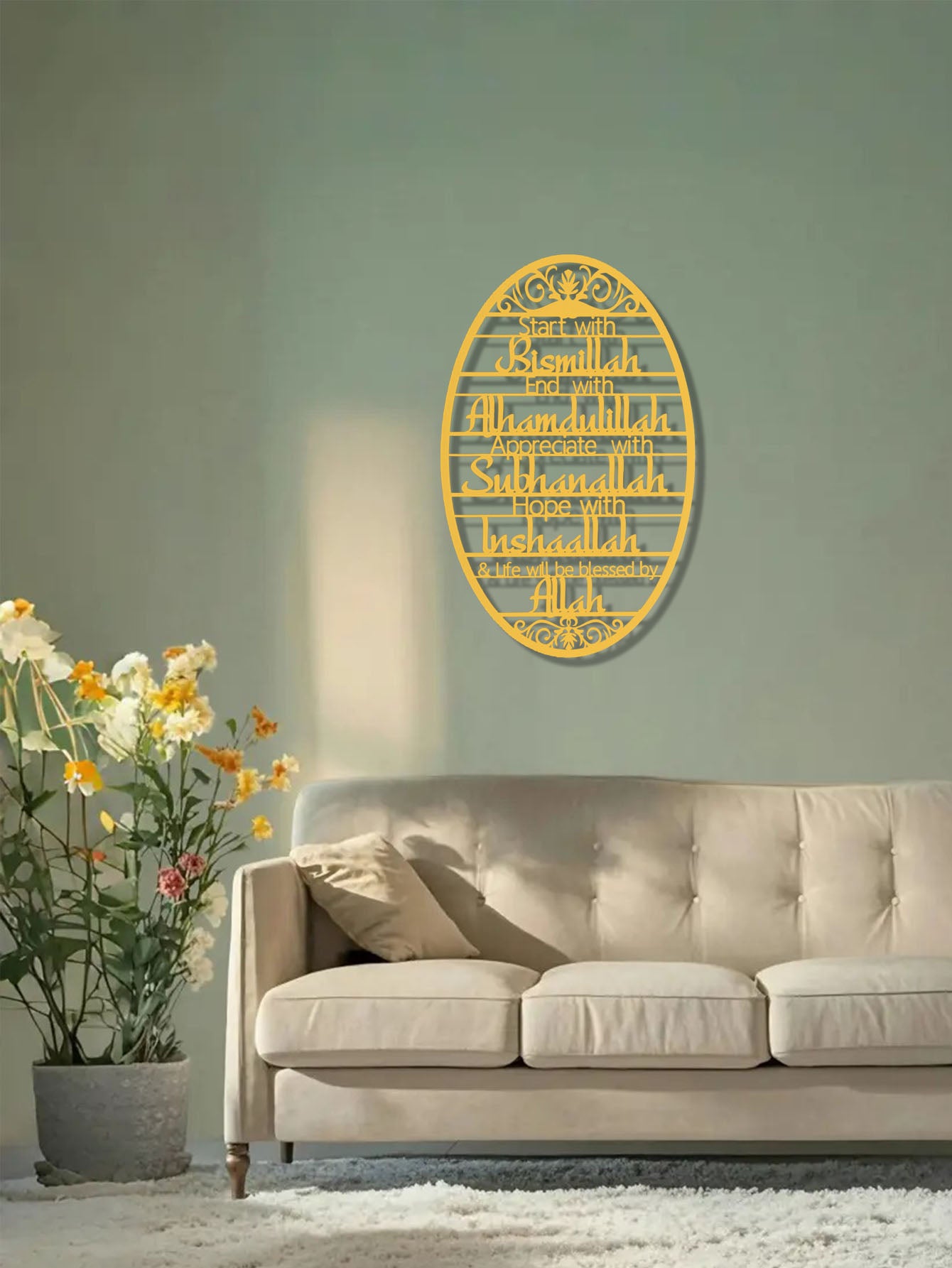 Metal Wall Art-Elegant Home Decor For Study Room, Bedroom & More -Room Decor