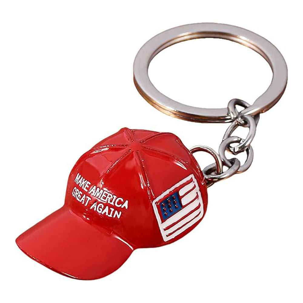 6PCS Trump Redcap Keychain Pendant Hanging Ornament